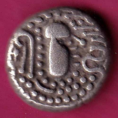 ANCIENT INDIA GADHAYA DYNASTY KING PORTRAIT COIN  – S1002