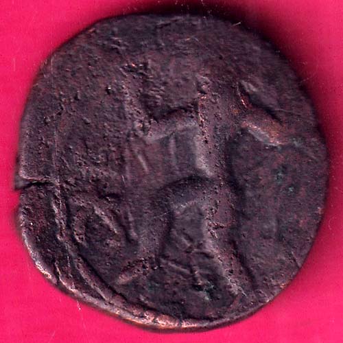 ANCIENT INDIA Kushan Dynasty Weight – 16.42 gm rare copper coin–@HUB5135