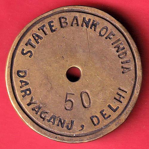 Bank Token:- State Bank Of India Daryaganj Delhi Bank Token –@HUB5487