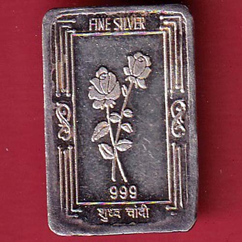 silver bar:-  fine silver 2.5 grams  :- OO2956
