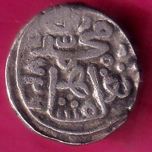 GUJARAT SULTAN MAHMUD SHAH ONE and half falus–@HUB3402