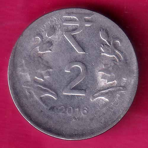 republic india 2016 two rupees coin –@HUB3652
