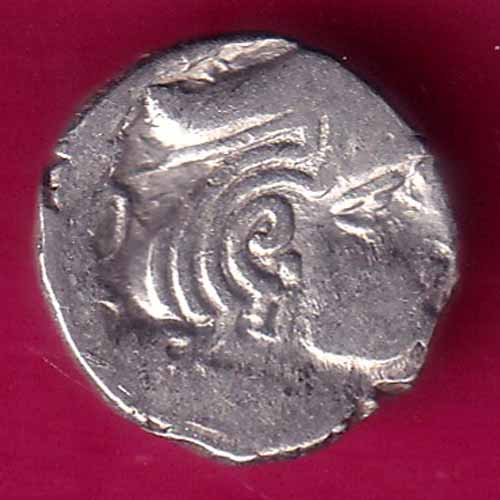 Ancient India Kshtrap Dynasty Kings Portrait Silver Coin–@HUB3604