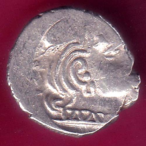 ANCIENT INDIA KSHATRAP DYNASTY KINGS PORTRAIT RARE SILVER COIN –@HUB3464