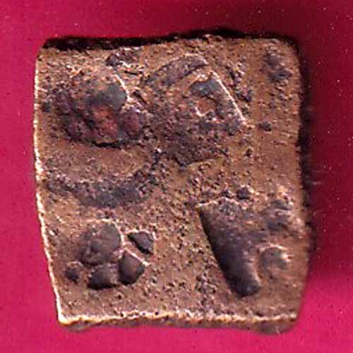 “RARE” CENTRAL INDIA VIDISHA ERAN SMALL PUNCHMARK W – 1.02 COPPER COIN –@HUB3839