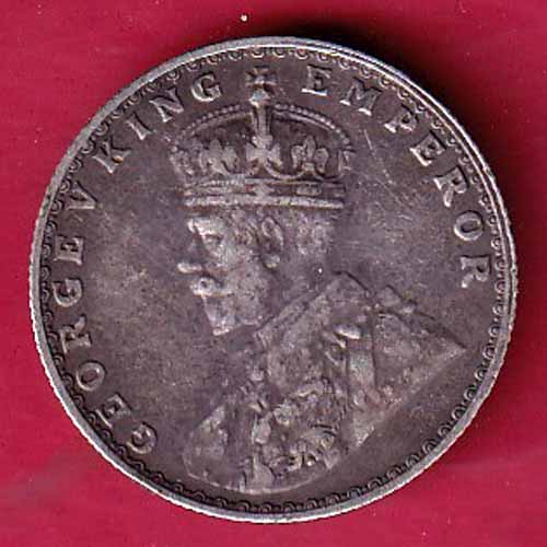 British India 1956 George v One Rupee silver coin –va869