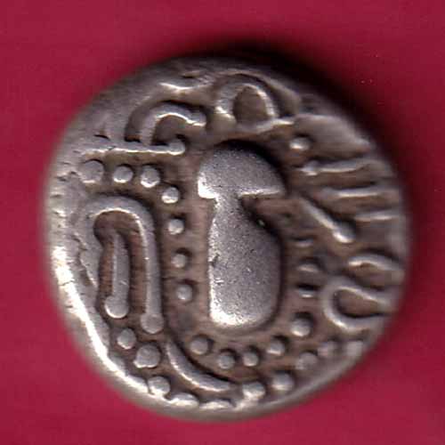 ANCIENT INDIA GADHAYA DYNASTY KING PORTRAIT COIN –@HUB1484