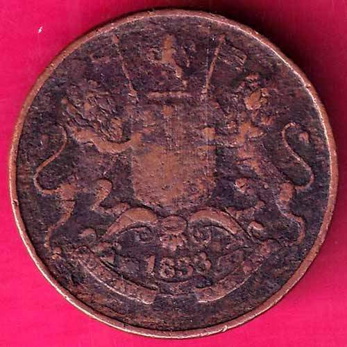 Bombay Presidency QUARTER ANNA 1249 –@HUB2478