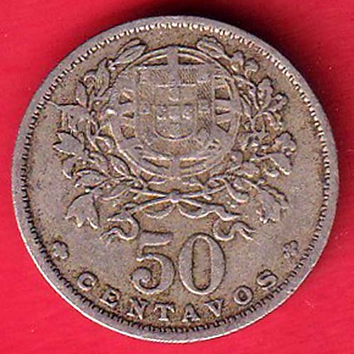 Portugal 50 centavos 1966  :- OO3806