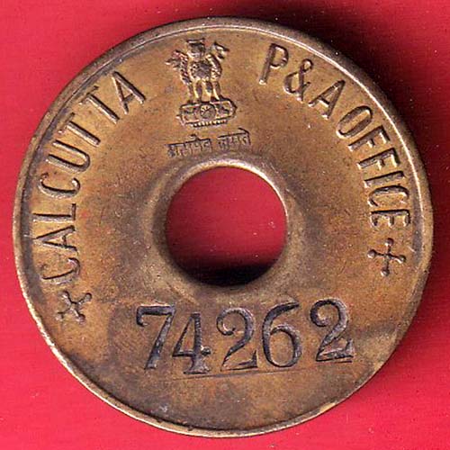 Token : CALCUTTA P&A OFFICE 74262 :- OO3689