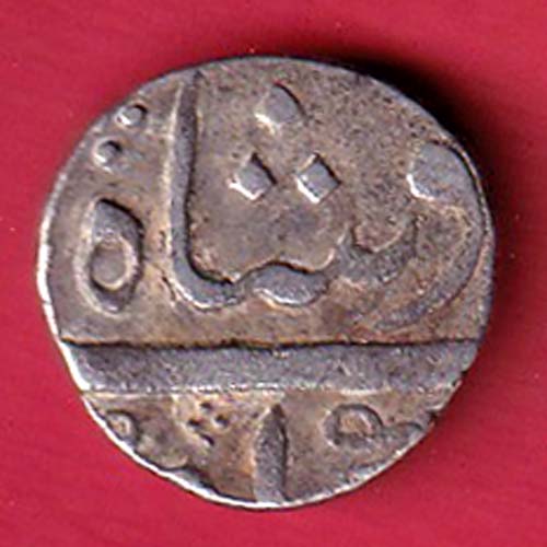 bombay presidency half rupee silver coin:-oo4254