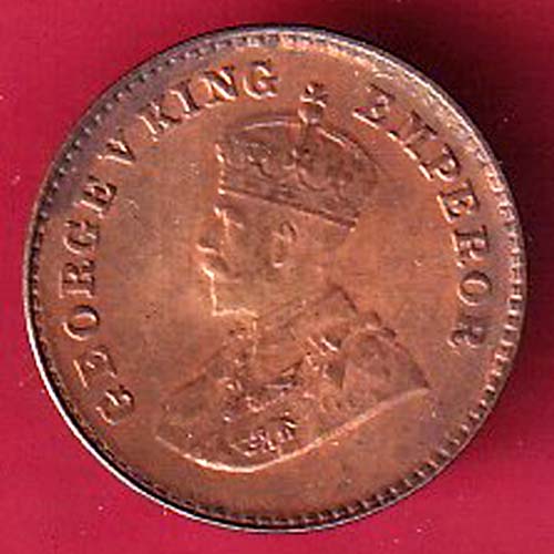 British India 1920 George V 1/12 ANNA–SA1081