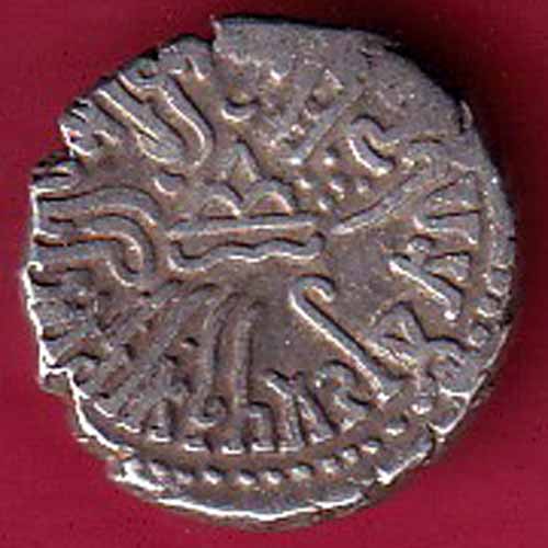 ANCIENT INDIA KSHATRAP DYNASTY KINGS PORTRAIT RARE SILVER COIN –VA914
