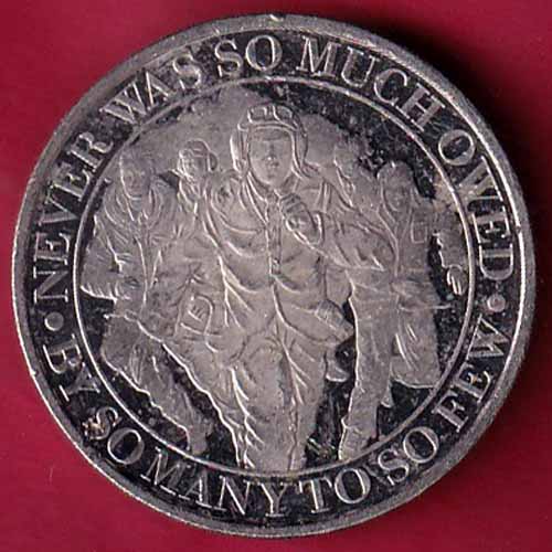 Elizabeth II D.G. Regina Gibraltar 2020 Half Crown:- S2835