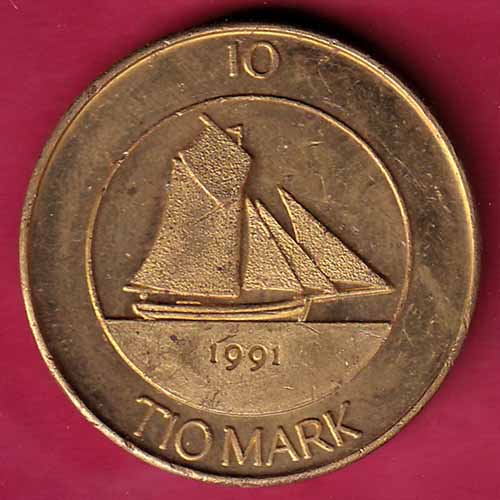 Finland Aland 1991 tiomark -VA153