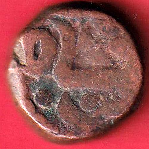 kishangadh 1 takka copper coin:- OO3116