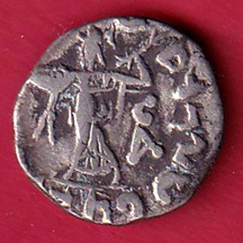 Indo-Greek Kingdom Apollodotus II 1 Drachma silver coin:-oo4543