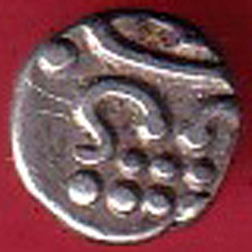 TRAVANCORE STATE RAJARAM VERMA IV SILVER CHUKRAM COIN :- oo4019