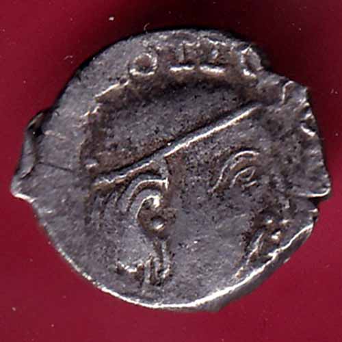 ANCIENT INDIA KSHATRAP DYNASTY KING PORTRAIT SILVER COIN :- S1248