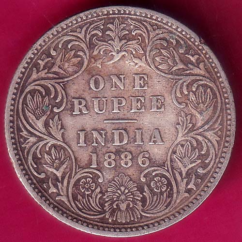 1886 VICTORIA EMPRESS - ONE RUPEE:- OO1568