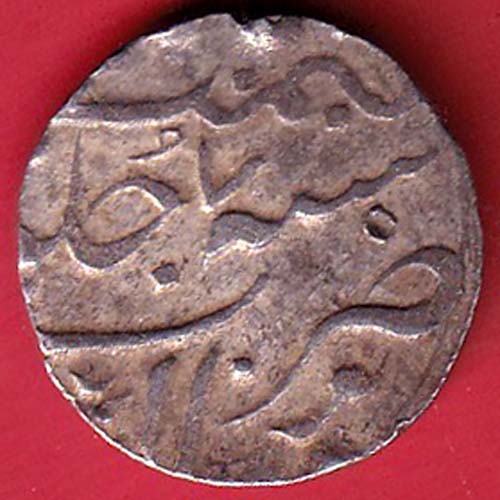 mughals aurangzeb a surat mint one rupee beautiful silver coin :- OO2896