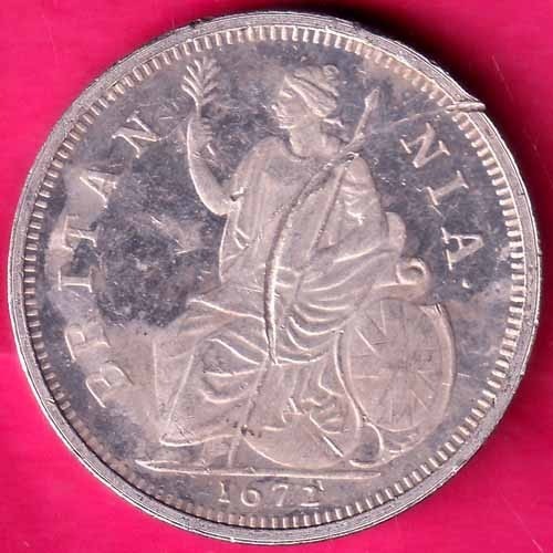 BRITAN NIA CRALOVS.A. CAROLO 1672 RARE –@HUB5863