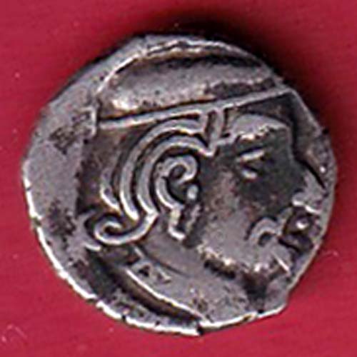 ANCIENT INDIA KSHATRAP DYNASTY KINGS PORTRAIT RARE SILVER Beautiful Coin- oo4033