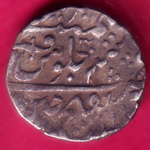 GWALIOR STATE UJJAIN MINT ONE RUPEE SILVER COIN–@HUB5668