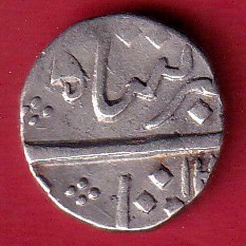 baroda state half rupee silver coin  - oo5379