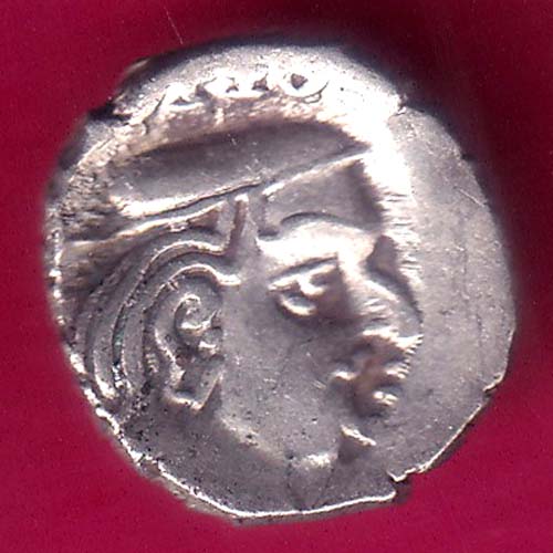 ANCIENT INDIA KSHTRAP DYNASTY KINGS PORTRAIT SILVER COIN–@HUB3265