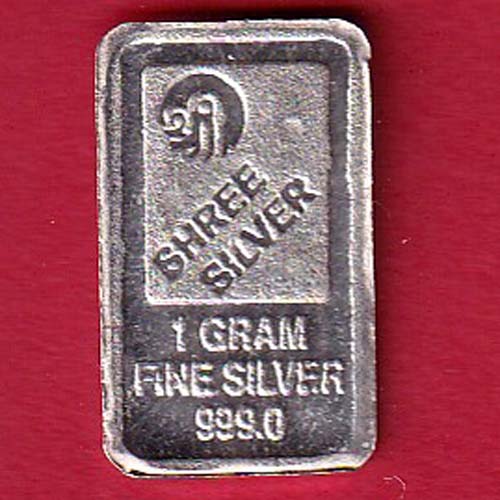 Silver Bar:- Weight – 0.97 gm 