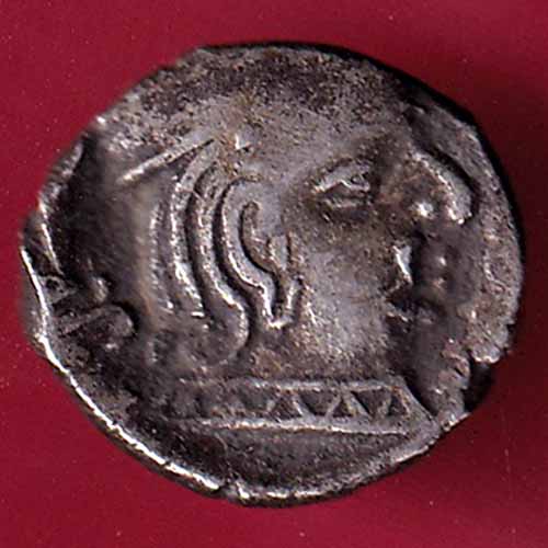 ANCIENT INDIA KSHATRAP DYNASTY KING PORTRAIT SILVER COIN – S1147