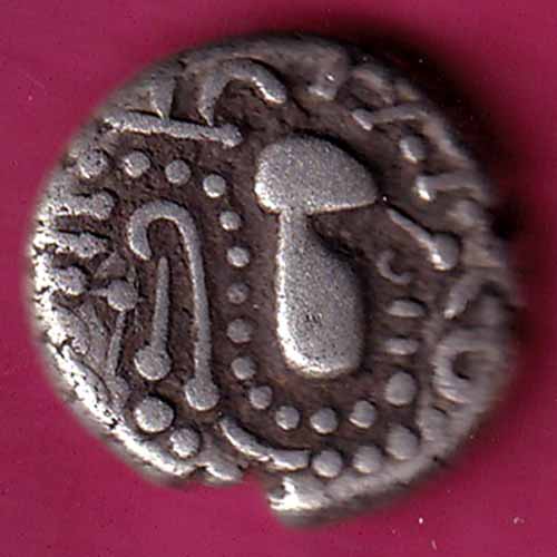ANCIENT INDIA GADHAYA DYNASTY KING PORTRAIT COIN – S1014