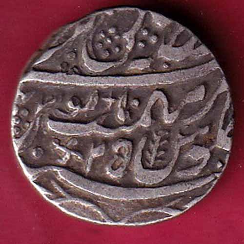 Rohilakhand ,Qasba panipat,Ino shahalam-ii SWASTIKA & UMBRELLA silver rupee – S2863