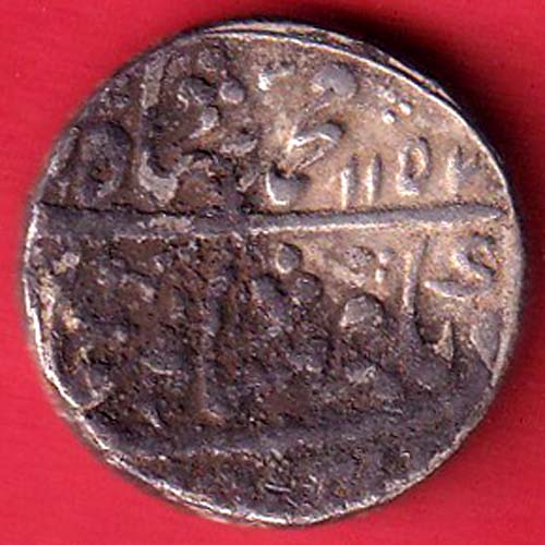 Mughal  Muhammad Shah  Sawai Jaipur MintOne Rupee Silver Coin:-oo4250