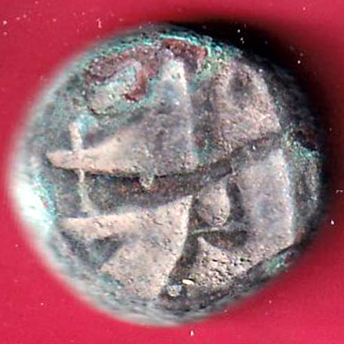 mughals Muhammad Shah elichpur 1 Dam copper coin – OO2624