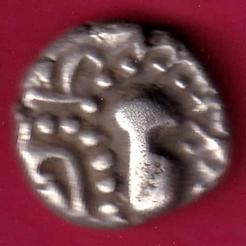 ANCIENT INDIA GADHAYA DYNASTY KING PORTRAIT COIN  – S1028