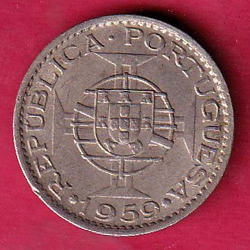 Portuguese India 60 Centavos 1959 –OO2409