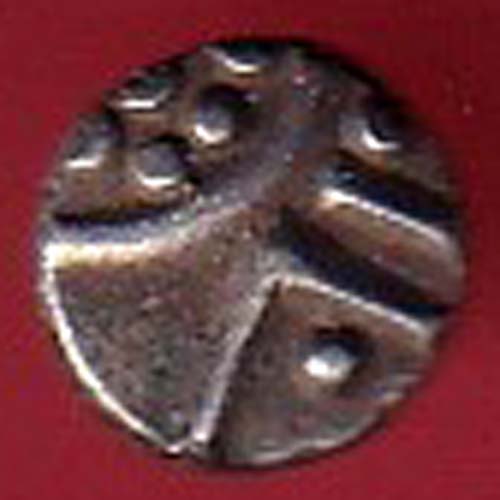 TRAVANCORE STATE RAJARAM VERMA IV SILVER CHUKRAM COIN:- OO3906