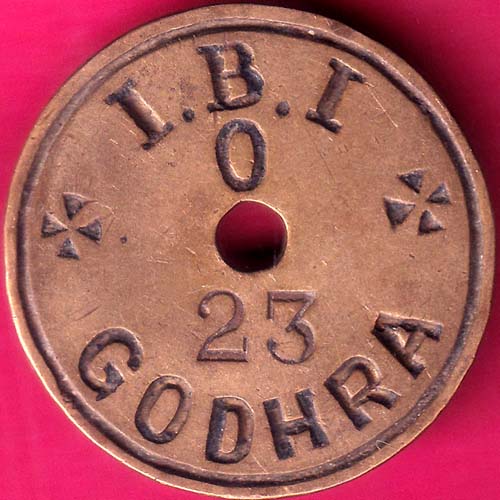 TOKEN : Imperial Bank of India GODHRA –@HUB2919