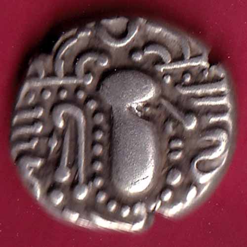 ANCIENT INDIA GADHAYA DYNASTY KING PORTRAIT COIN – S1047