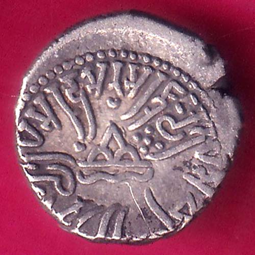 ANCIENT INDIA KSHATRAP DYNASTY KINGS PORTRAIT RARE SILVER COIN  -VA783