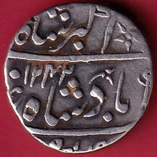 Bombay Presidency  AHMEDABAD mint one rupee silver coin –@HUB5960