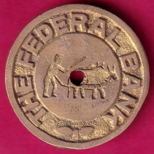 BANK TOKEN –THE FEDERALBANK BANK  –@HUB2722
