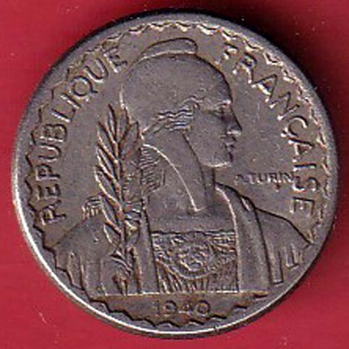 French Indochina 10 Centimes 1940, Coin –@HUB5357