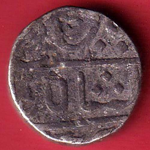 Maratha Conf. Shah Alam II Poona mint One Rupee silver coin:- OO3801