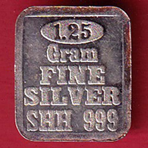 SILVER BAR : Weight – 1.17 gm 