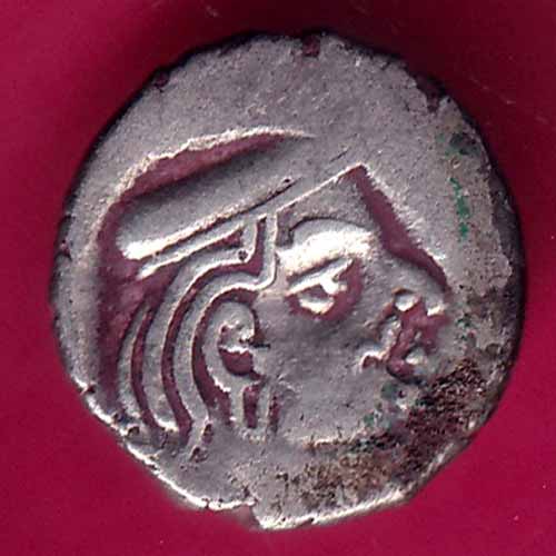 ANCIENT INDIA KSHTRAP DYNASTY KINGS PORTRAIT SILVER COIN–@HUB3800