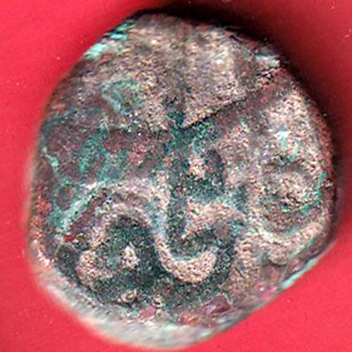 mughals Muhammad Shah elichpur Mint one paisa copper coin :- OO3539