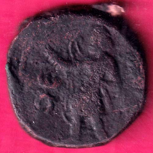 Copper Tetradracham of Vima Kadphises of Kushan Dynasty Nandi and shiva@hub5028